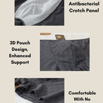 4 Pack Men's Light-Luxury Loose Fit Breathable & Comfortable Trunks