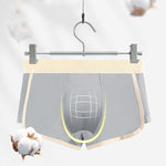 4 Pack Men's Premium Cotton Antibacterial Mid-Rise Ultra-Soft Trunks