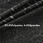 3 Pack Men's Patchwork Leopard Print Cooling Ice Silk Home Shorts