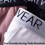 2 Pack Men's Trendy Seamless Waistband Ultra-Soft Fabric Stay-Put Fit Briefs