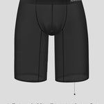 Men's Semi-Transparent Sexy Sporty Seamless Comfort Stretch Midway Briefs