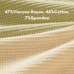 3 Pack Men's Breathable Comfort Double-Sided Access Soft Waffle Cotton Trunks