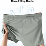 3 Pack Men's Ultra-Soft Ice Silk Seamless Comfort Stretch Boxers Briefs