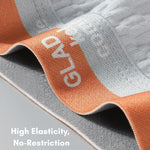 4 Pack Men's Pure Cotton Antibacterial Ultra-Soft Skin-Friendly Stretch Trunks