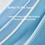 4 Pack Men's Sporty & Breathable Seamless Ice Silk Smooth Trunks
