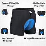Men's Thick Foam-Silicone Cushion Breathable & Quick-Dry Activewear Tights