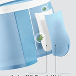 4 Pack Men's Sporty & Breathable Seamless Ice Silk Smooth Trunks