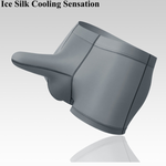3 Pack Men's Ice Silk Dual Pouch Cooling Breathable Lightweight Trunks