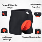 Men's Thick Foam-Silicone Cushion Breathable & Quick-Dry Activewear Tights