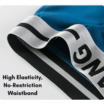 3 Pack Men's Supportive Separated Pouch Quick-Dry Stretch Fit Trunks