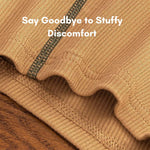 4 Pack Men's Soft Ribbed Textured Antibacterial & Breathable Trunks