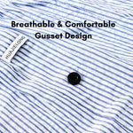 3 Pack Men's Striped Print Relaxed Fit & Breathable Lounge Home Shorts