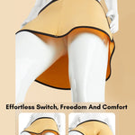 2 Pack Men's Loose-Fit Home Shorts with Breathable Built-in Brief Liner