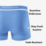 2 Pack Men's Ultra-Soft Modal Double Supportive Pouch Skin-Friendly Soft Trunks