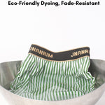 3 Pack Men's Loose-Fit Striped Design Stylish Premium Cotton Boxer Shorts