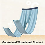 Men's Slim Stretch Cotton Antibacterial Warm-Touch Thermal Bottoms
