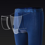 Men's Cozy Warm-Touch Active Fit Separated Pouch Thermal Bottoms