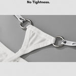 2 Pack Men's Suspenders Design U-Pouch & Low-Rise Thongs