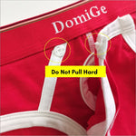2 Pack Men's Detachable Front Pouch Durable Stretch Skin-Friendly Briefs