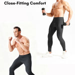 Men's Skin-Friendly Quick-Dry High-Elastic Training Thermal Bottoms