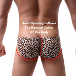 Men's Stretch Briefs with Convertible Front Opening & Open-Back Design