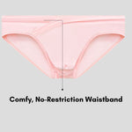 2 Pack Ultra-Soft Modal Stretch Fit Low-Rise Odor-Control Supportive Fit Bikini