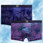 3 Pack Men's Antibacterial Mid-Rise Mesh Breathable Comfy Trunks