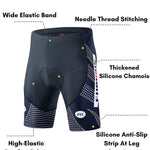 Men's Quick-Dry Print & Side Pockets Outdoor Cycling Activewear Tights