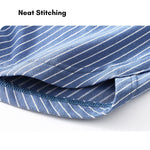 3 Pack Men's Mid-Rise & Breathable Striped Design Soft Boxers