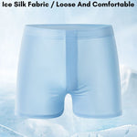 3 Pack Men's Solid Color Thin Breathable Odor-Control Seamless Boxer Briefs