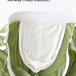 2 Pack Men's Lightweight & Airy Breathable Mesh Comfort Activewear Shorts