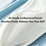 3 Pack Men's Solid Color Thin Breathable Odor-Control Seamless Boxer Briefs
