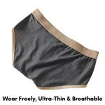 2 Pack Men's Breathable High-Stretch Seamless Comfort Odor-Control Briefs