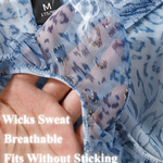 4 Pack Men's Ice Silk Cooling Mesh Breathable U-Pouch Leopard Print Bikinis