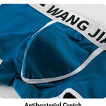 3 Pack Men's Supportive Separated Pouch Quick-Dry Stretch Fit Trunks
