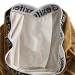 3 Pack Men's Low-Rise V-Shape Waistband Trendy Loose Fit High-Stretch Trunks