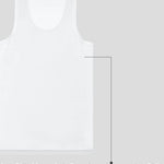 Men's Ice Silk Sporty Cut Quick-Dry Lightweight Cooling  Activewear Tops