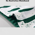 2 Pack Men's Low-Rise Printed Quick-Dry Seamless Comfort Swim Briefs