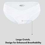 2 Pack Ultra-Soft Modal Stretch Fit Low-Rise Odor-Control Supportive Fit Bikini
