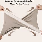 4 Pack Men's 10A Antibacterial Breathable Moisture-Wicking Lounge Boxers