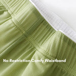 2 Pack Men's Lightweight & Airy Breathable Mesh Comfort Activewear Shorts