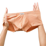 2 Pack Premium Cotton Double-Layered Gusset Breathable U-Pouch Trunks