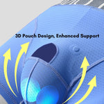 2 Pack Men's Anatomical Support Pouch Antibacterial & Breathable Trunks