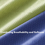 2 Pack Men's Lightweight & Airy Breathable Mesh Comfort Activewear Shorts