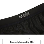 Men's Sexy Mid-Rise Comfy Waistband Silky Touch Sporty Cut Cooling Airflow Trunks