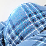 2 Pack Men's Grid Print Breathable Antibacterial Soft Cotton Trunks