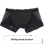 Men's Sexy Mid-Rise Comfy Waistband Silky Touch Sporty Cut Cooling Airflow Trunks