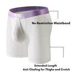 2 Pack Men's Anti-Chafing Side Vent & Separate Pouch Midway Briefs