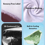 4 Pack Men's Cooling Touch Soft & Skin-Friendly Briefs