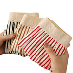 4 Pack Men's Striped Pure Cotton Breathable Loose-Fit Comfortable Trunks